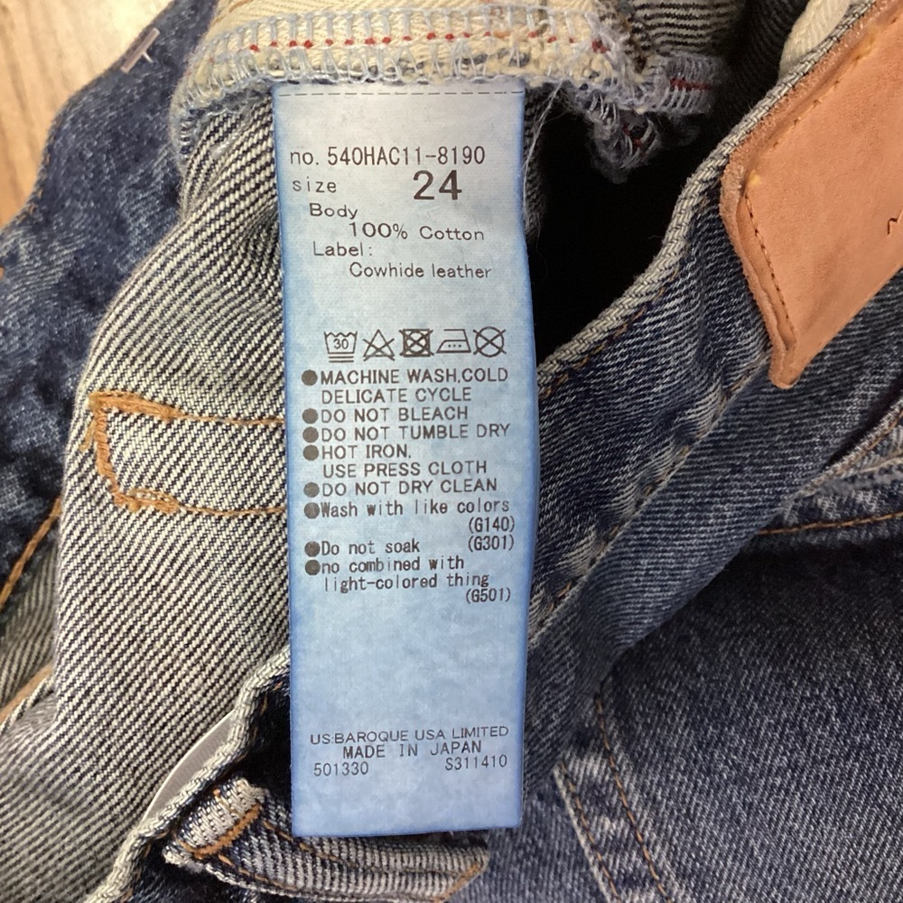 Moussy Vintage Jessamine Boys Straight Jeans Size 24 - Picture 13 of 14